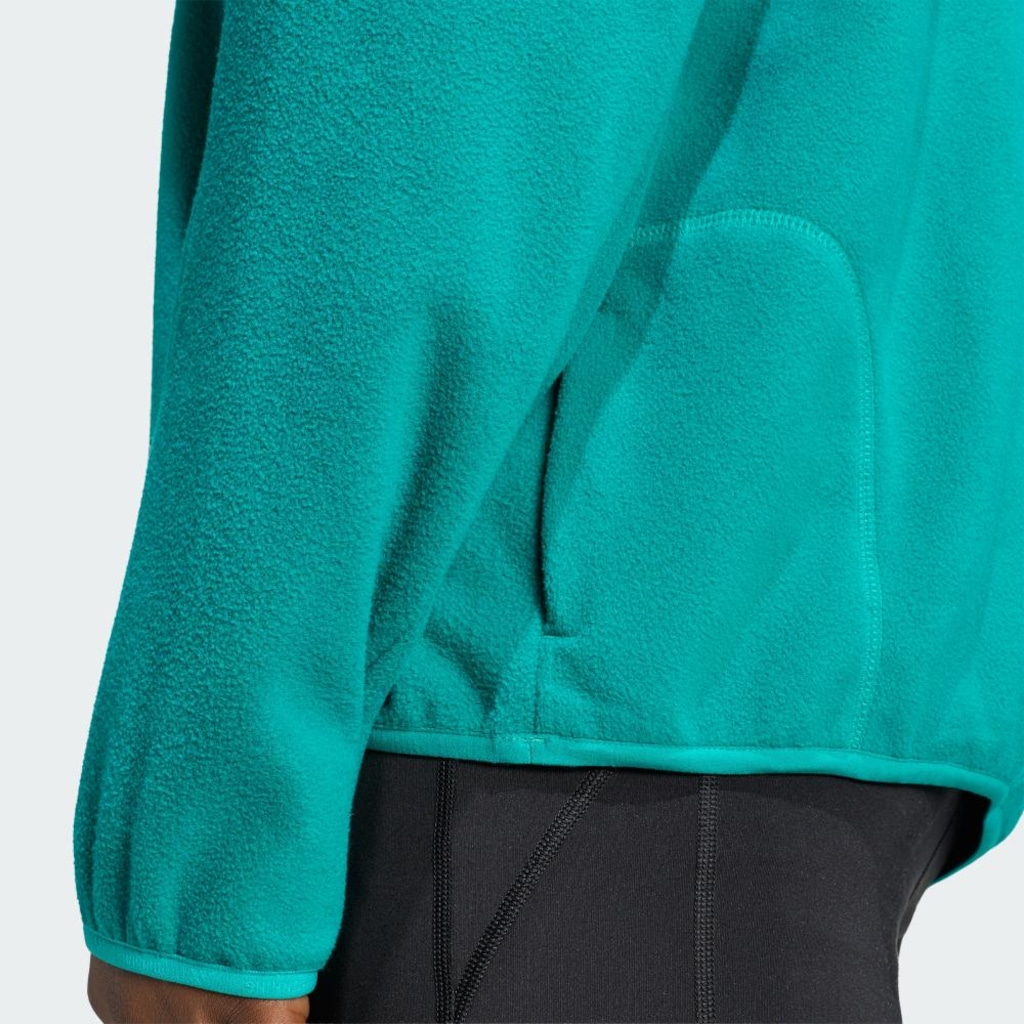 Imagem 5 do produto Blusão de Moletom Fleece Zíper Meia Altura adi365 Running Essentials Winterised adidas Masculino