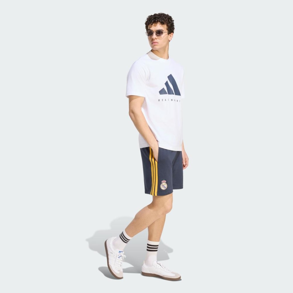 Imagem 4 do produto Camiseta Estampada Real Madrid DNA adidas Masculino