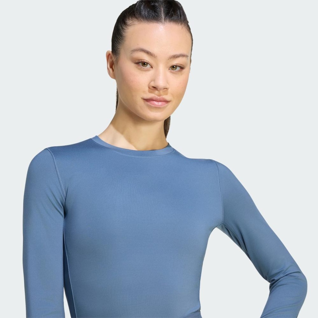Imagem 5 do produto Blusa cropped de manga longa Hyperglam adidas Feminina