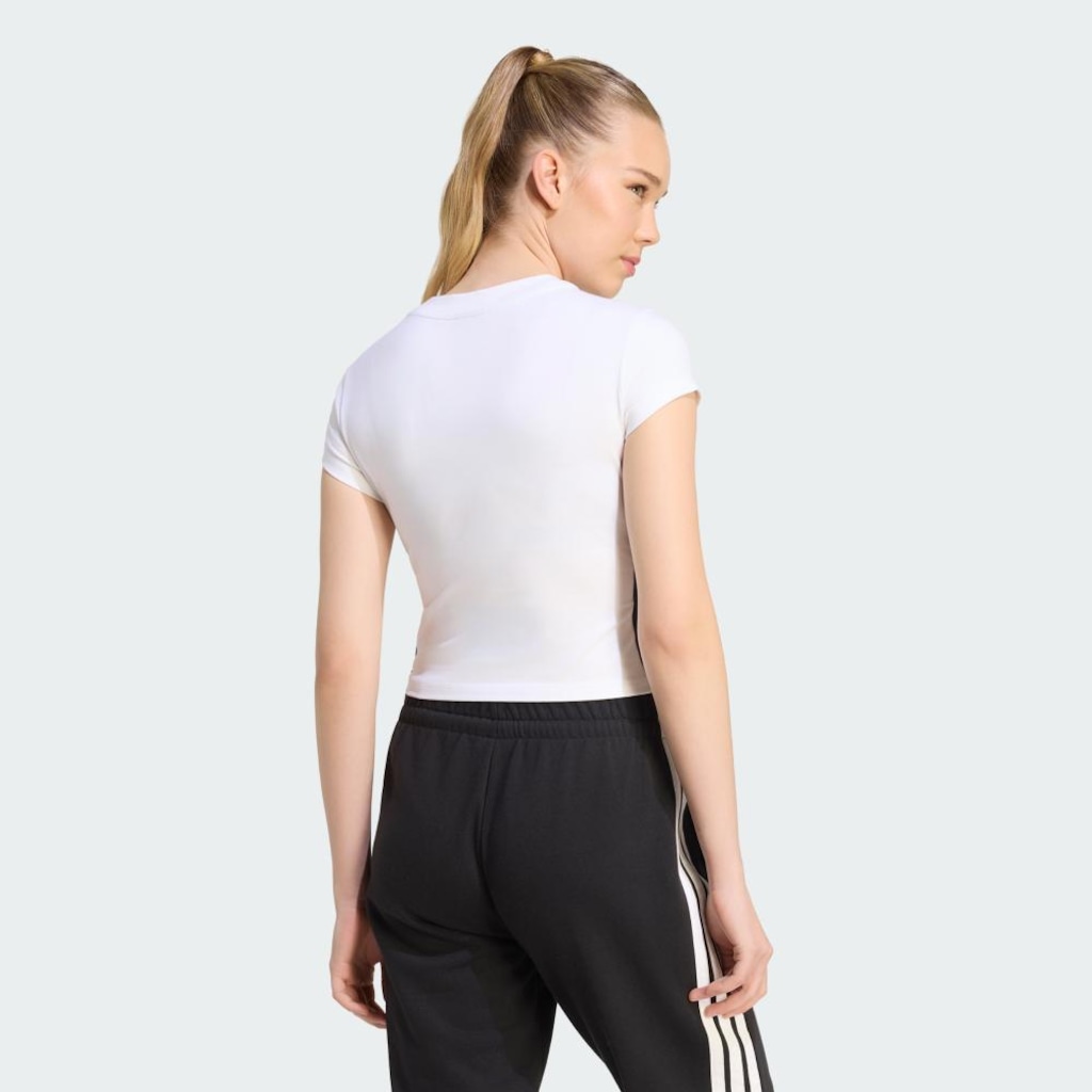 Imagem 3 do produto Camiseta adidas Essentials Três Listras Slim Feminino