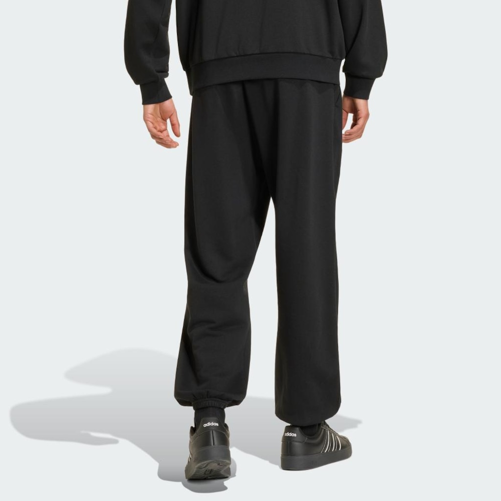 Imagem 3 do produto Calça Moletinho Barra Punho adidas Seasonal Essentials Collegiate Masculina