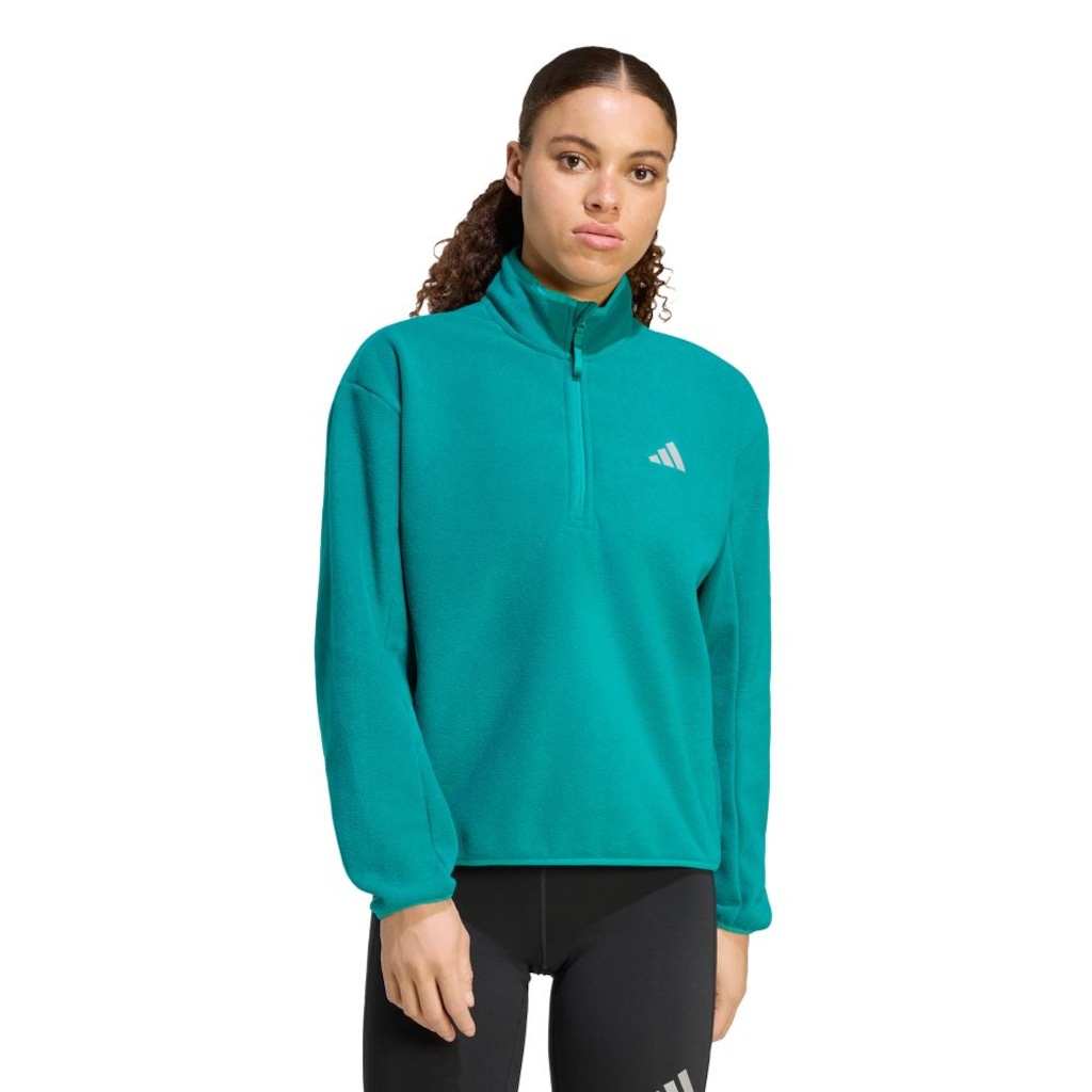 Imagem 1 do produto Jaqueta Térmica adidas Meio fecho de zíper ADI365 Running Essentials Feminina