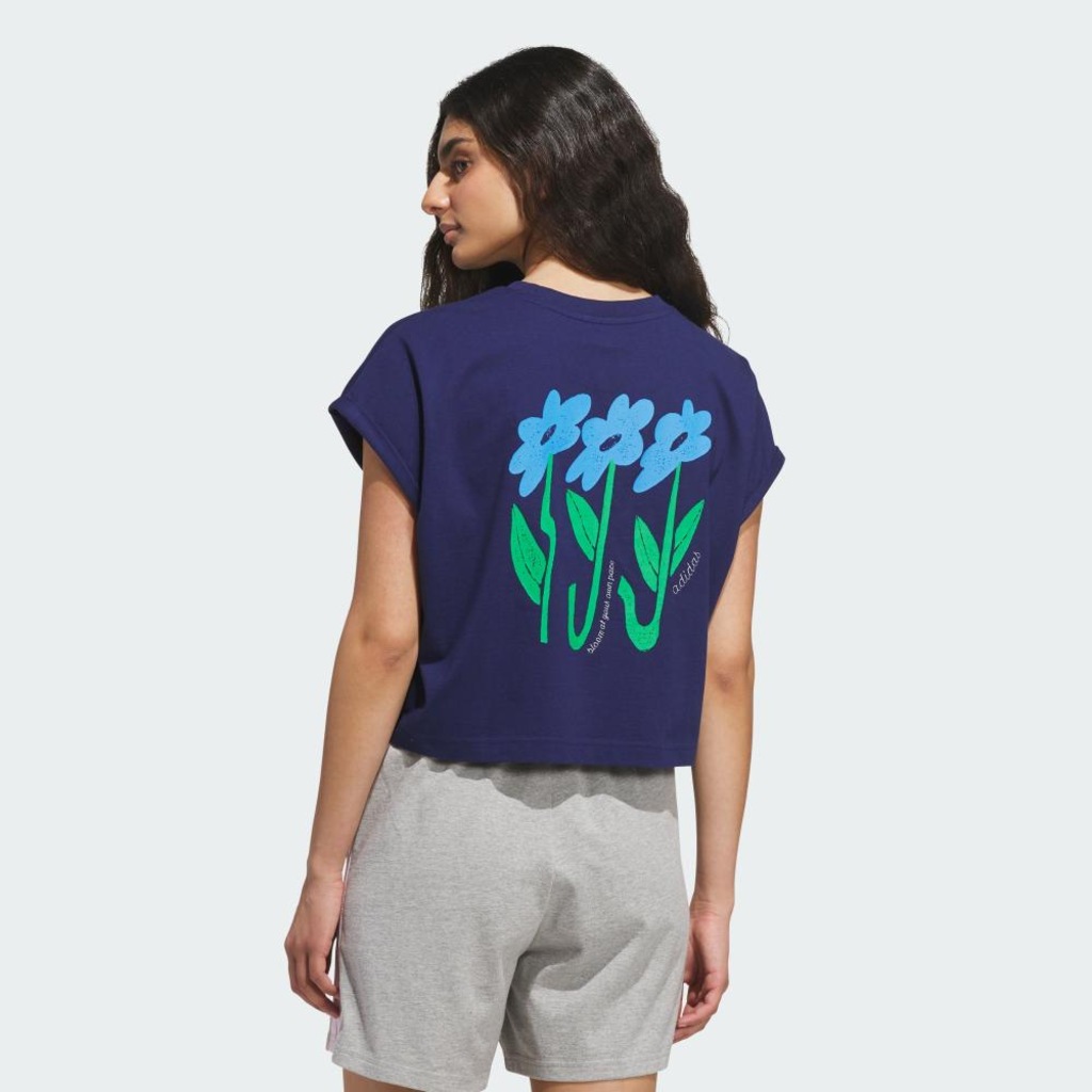 Imagem 3 do produto Camiseta adidas Three Flowers Feminina