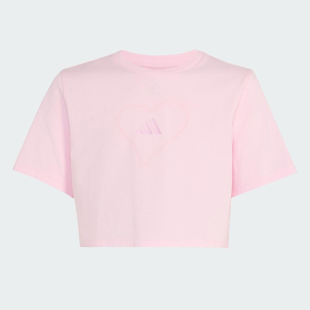 Imagem 2 do produto Blusa Cropped adidas com Bordado de Cetim Feminina