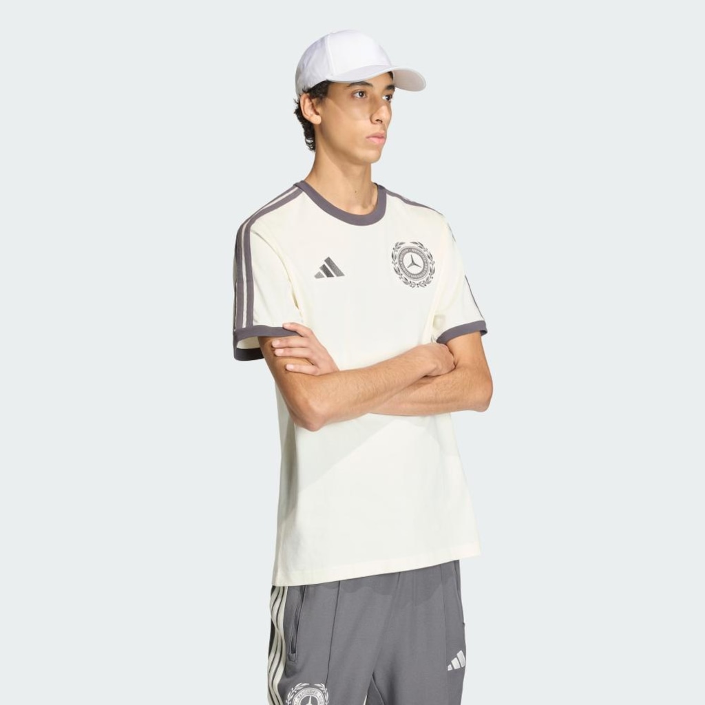 Imagem 4 do produto Camiseta adidas Mercedes-AMG Petronas Formula 1 Team Silver Arrows Icon Masculina