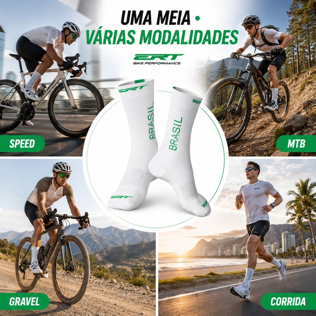 Imagem 5 do produto Meia Cano Médio Ciclismo ERT - Unissex