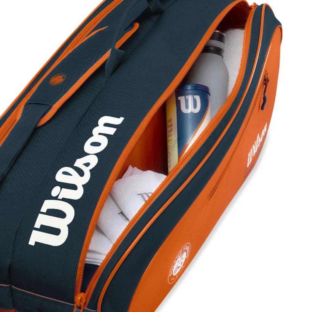 Imagem 4 do produto Raqueteira Tennis Wilson Roland Garros Team 6pk 2026