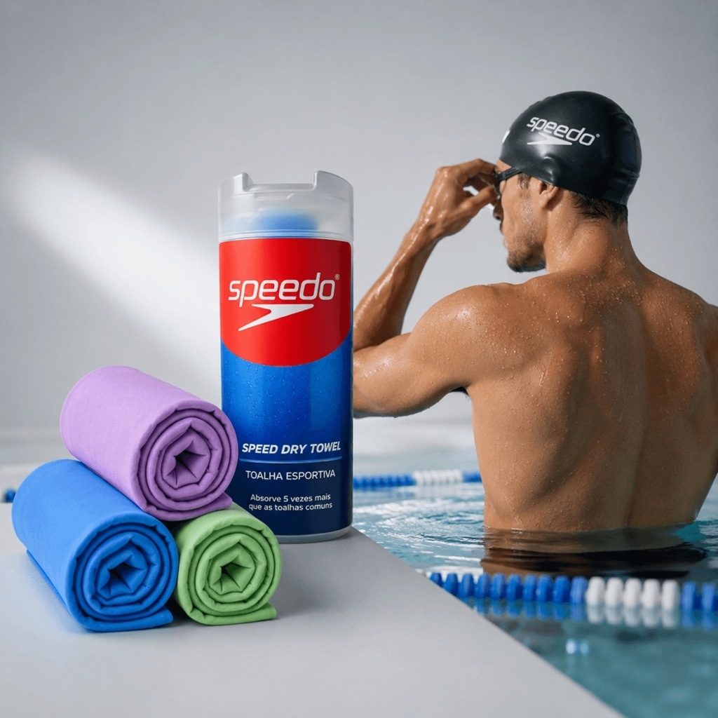 Imagem 4 do produto Toalha de Natação Speedo Hidroginastica Quick Dry Towel