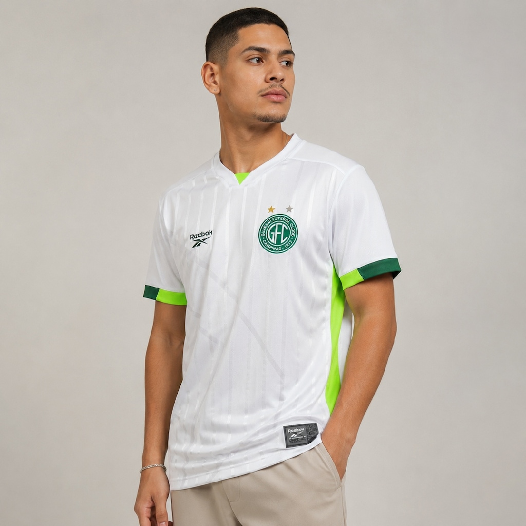 Imagem 3 do produto Camisa do Guarani Uniforme 2 Jogador 2026 Reebok - Masculina