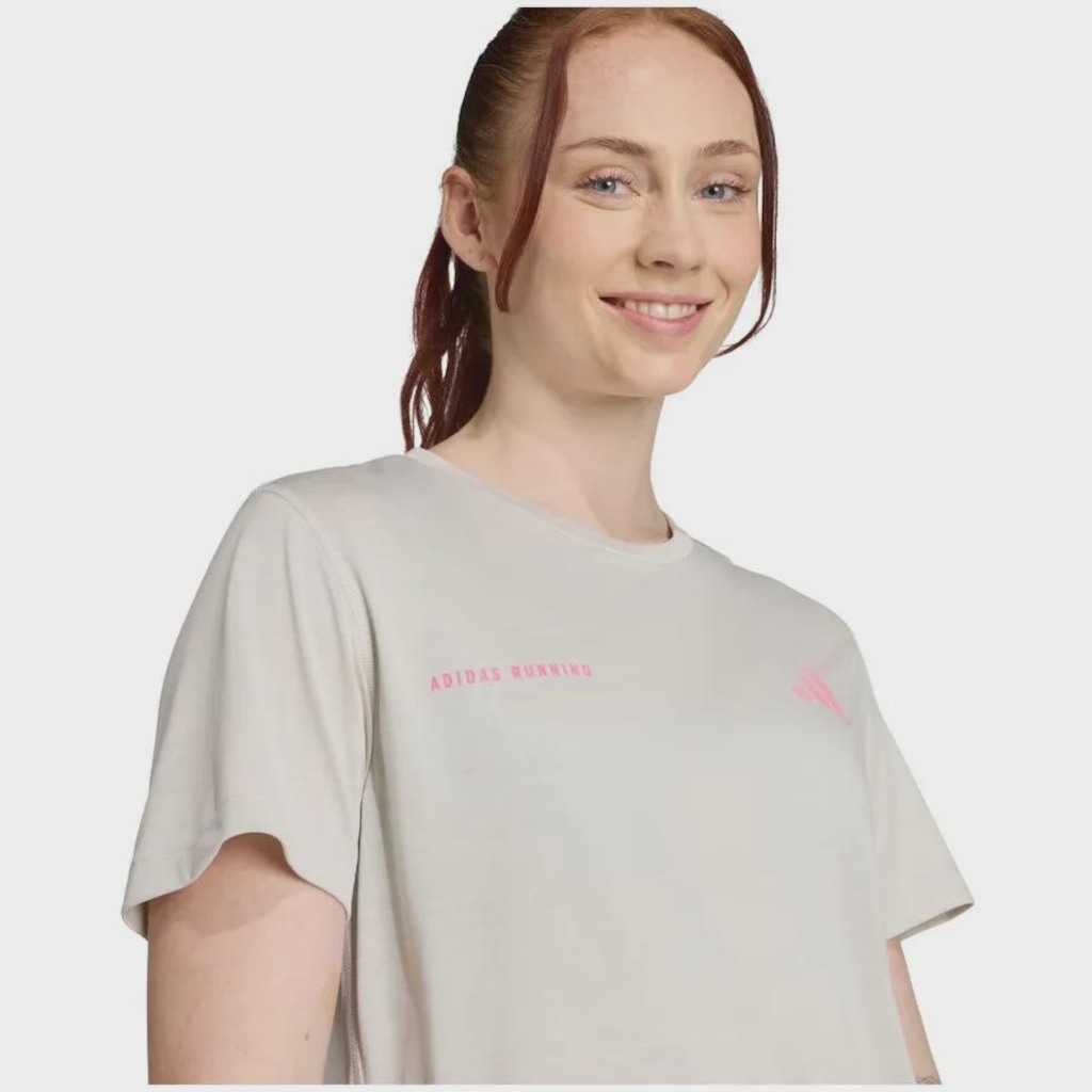 Imagem 3 do produto Camiseta adidas Own The Run Melange - Feminina