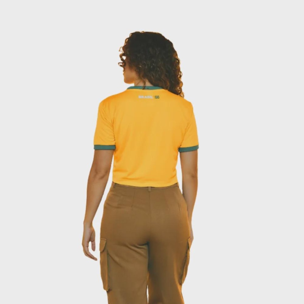 Imagem 3 do produto Blusa Cropped Brasil Lotus - Feminina