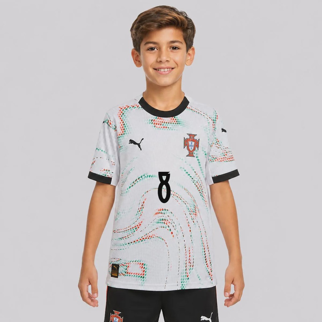 Imagem 2 do produto Camisa Portugal II 25/26 8 B. Fernandes Puma Masculina