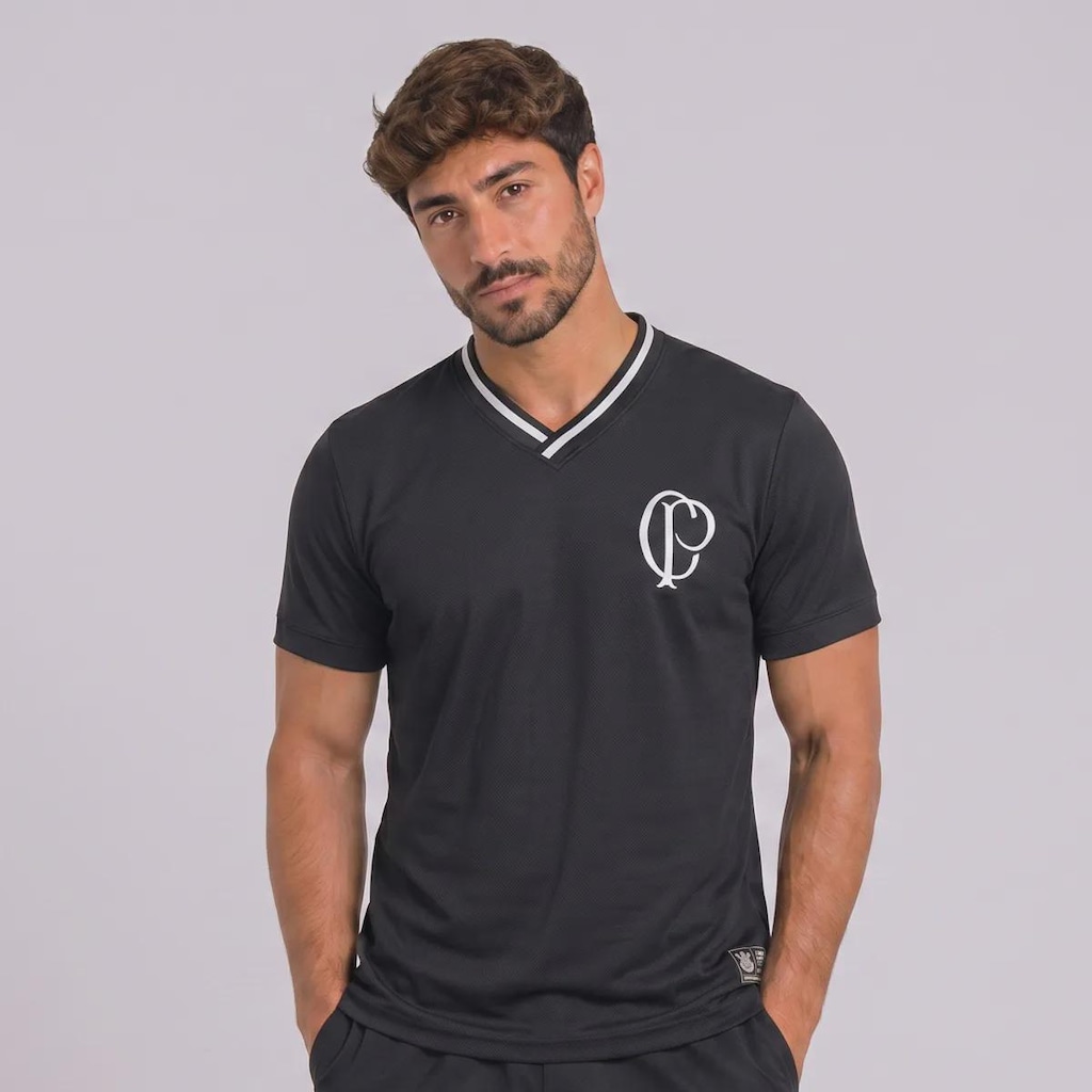 Imagem 2 do produto Camisa do Corinthians Escudo 10 Memphis Masculina