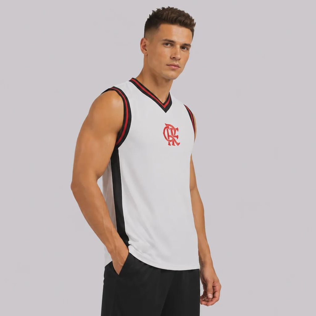 Imagem 2 do produto Camiseta Regata do Flamengo Dry Performance Masculina