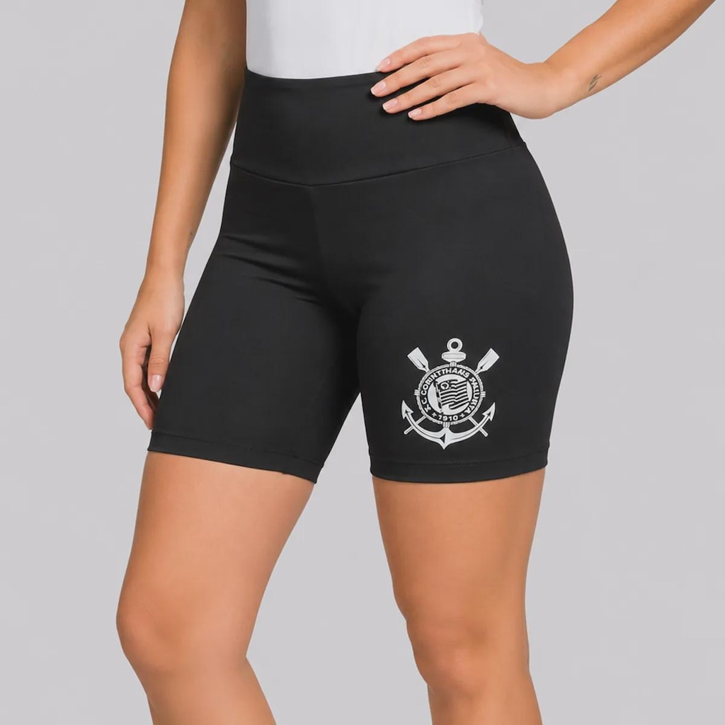 Imagem 2 do produto Shorts do Corinthians Fitness Logo Patch - Feminino