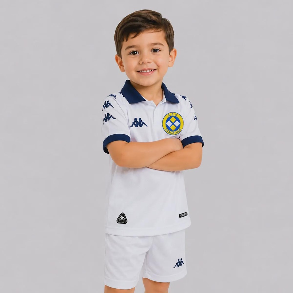 Imagem 2 do produto Camisa do Araçatuba III 26/27 Kappa - Infantil