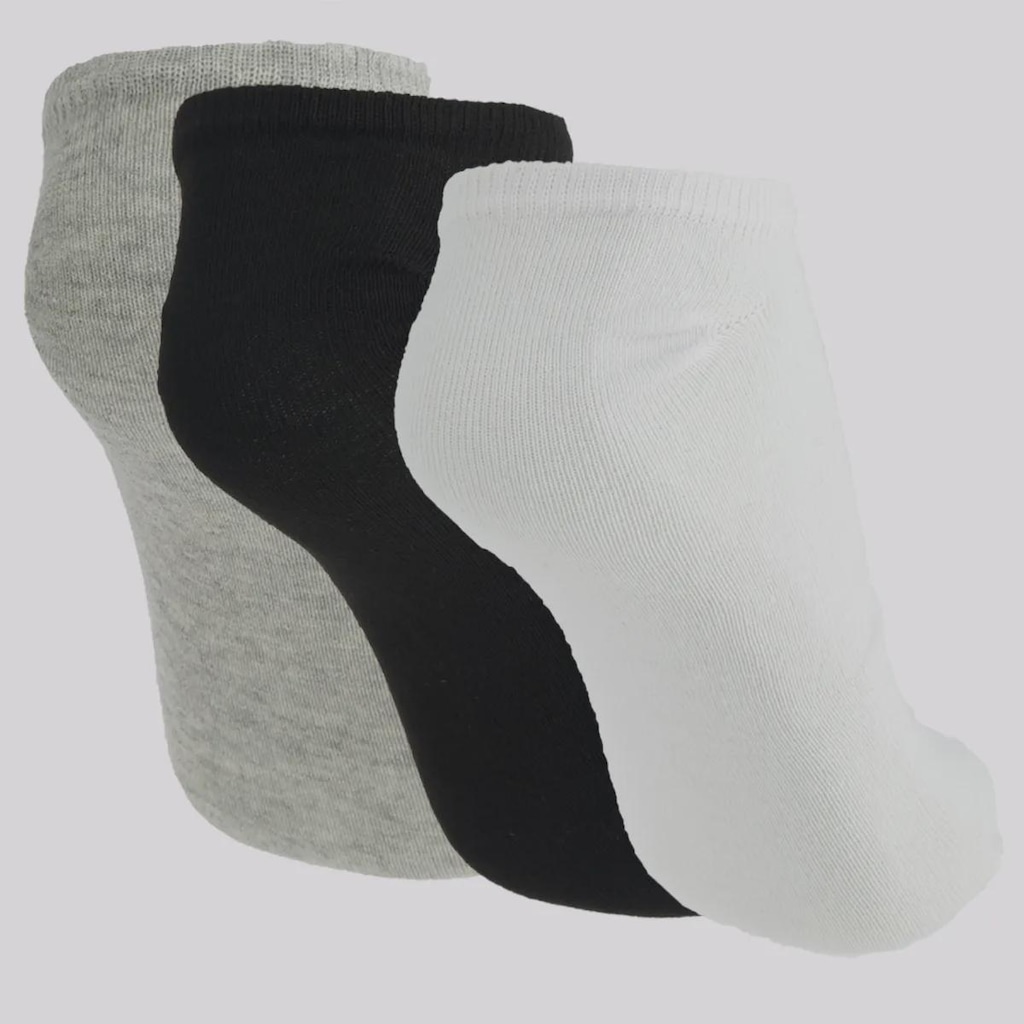 Imagem 2 do produto Kit 3 pares de Meia Sapatilha Dallf - Feminino