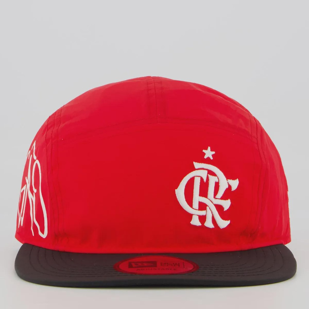 Imagem 2 do produto Boné Unissex New Era Flamengo Mengão Camper - Aba Reta