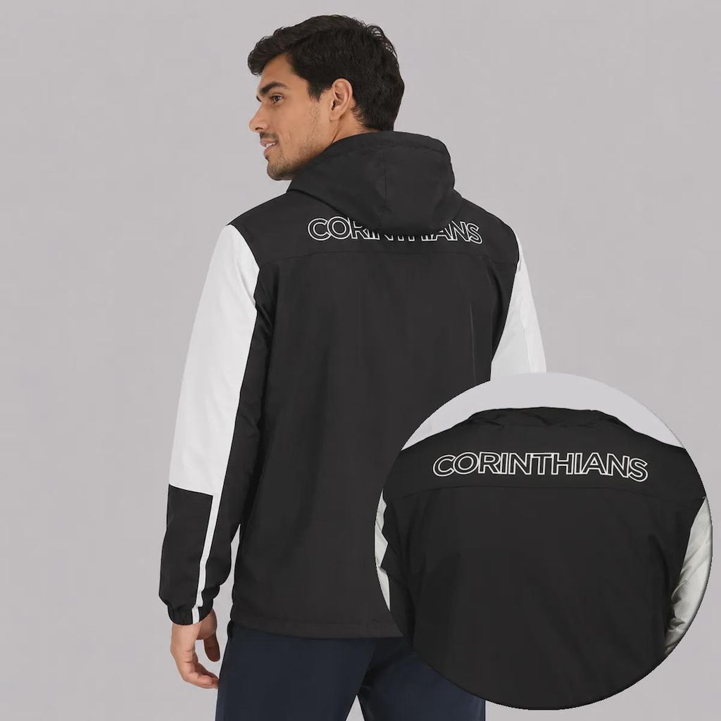 Imagem 4 do produto Jaqueta do Corinthians Black & White - Masculina