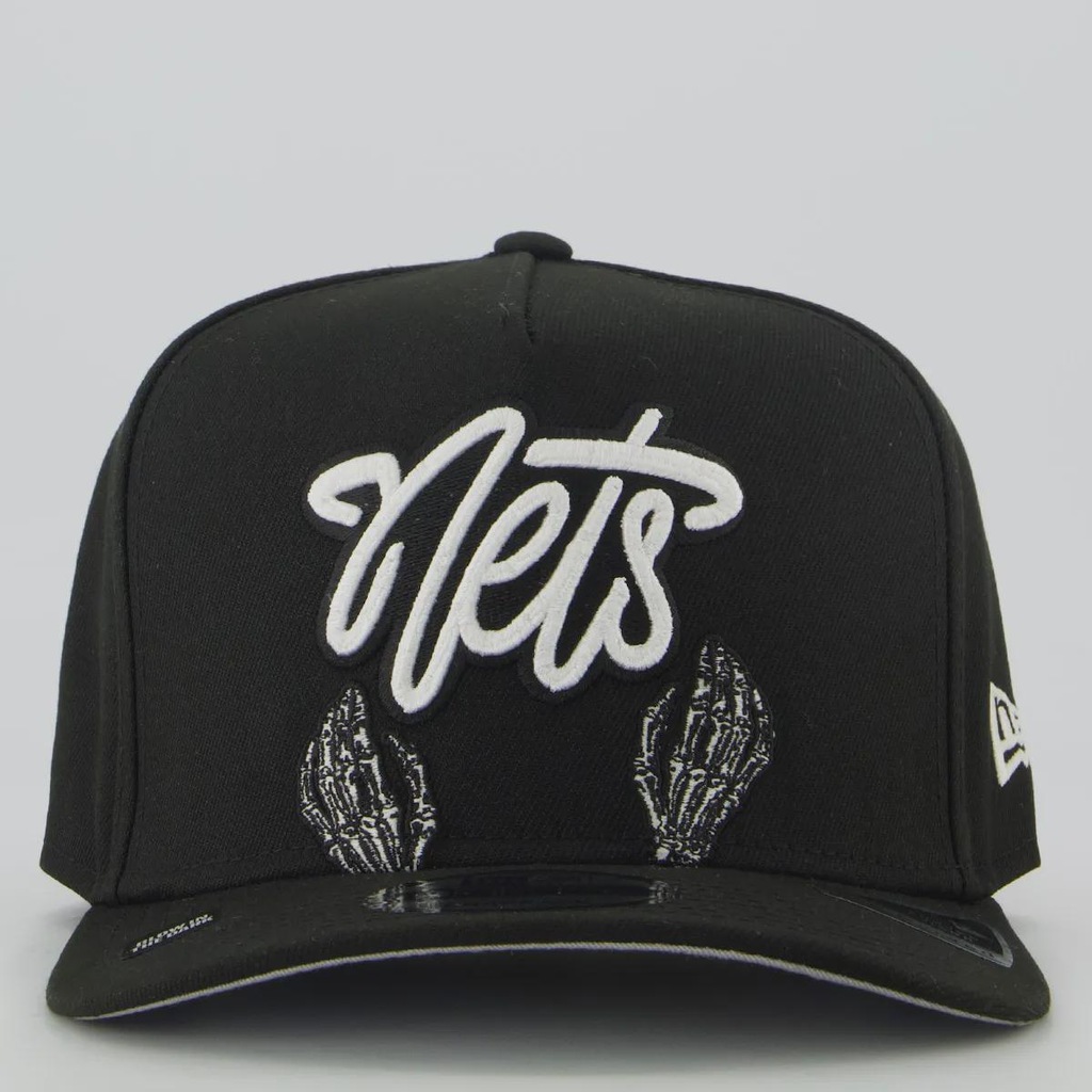 Imagem 2 do produto Boné Unissex New Era Brooklyn Nets NBA Script 940 AF - Aba Curva