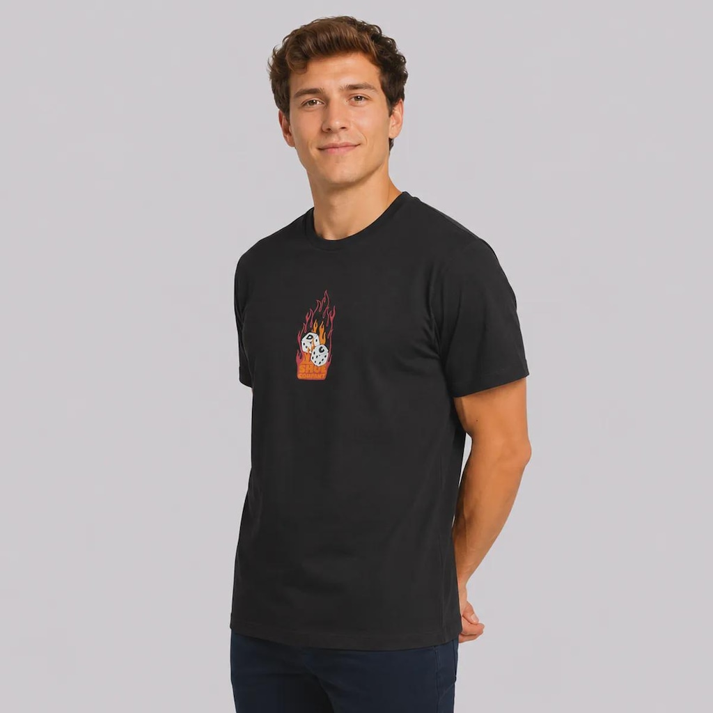 Imagem 3 do produto Camiseta DC Shoes Burning Dice Logo - Masculina