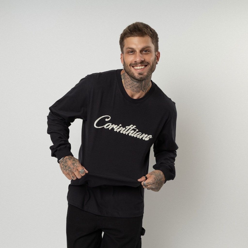 Imagem 3 do produto Camiseta do Corinthians Manga Longa Surf Center - Masculina
