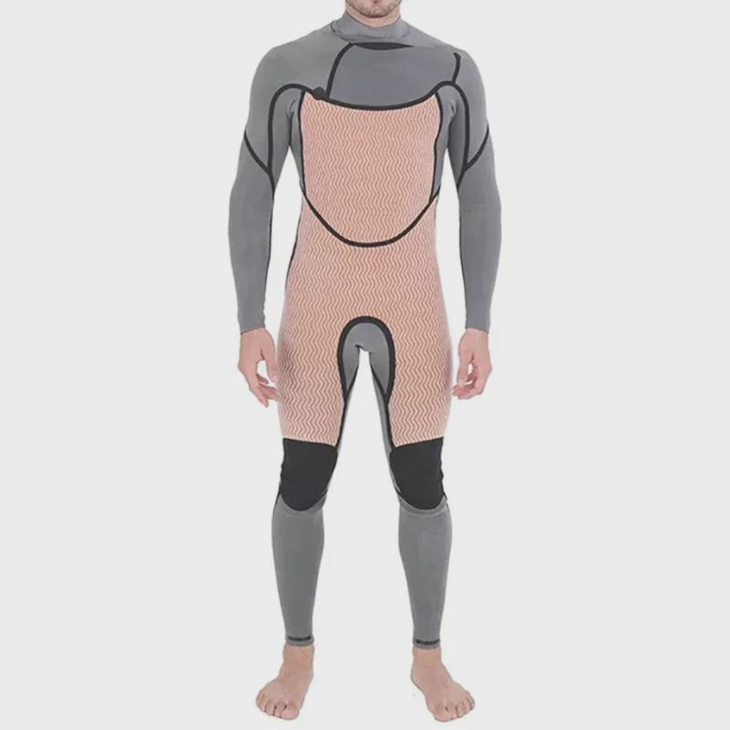 Imagem 5 do produto Long John Hurley 3/2mm Plus Printed Chest Zip Masculino