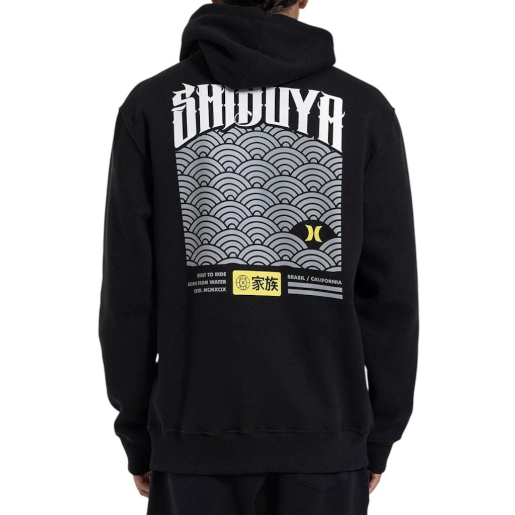Imagem 2 do produto Blusão de Moletom Hurley Canguru x Shibuya Escama - Masculino