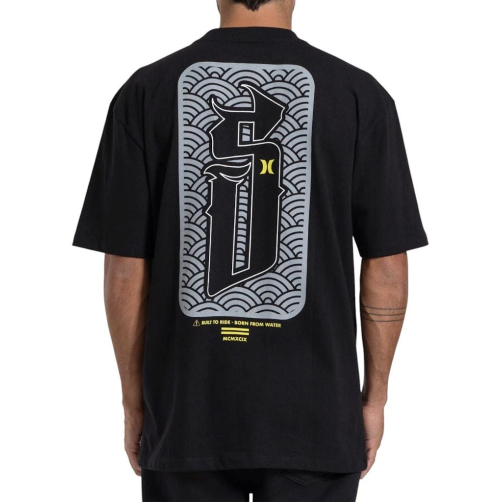 Imagem 2 do produto Camiseta Especial Hurley x Shibuya Logo Escama Max Fit - Masculina