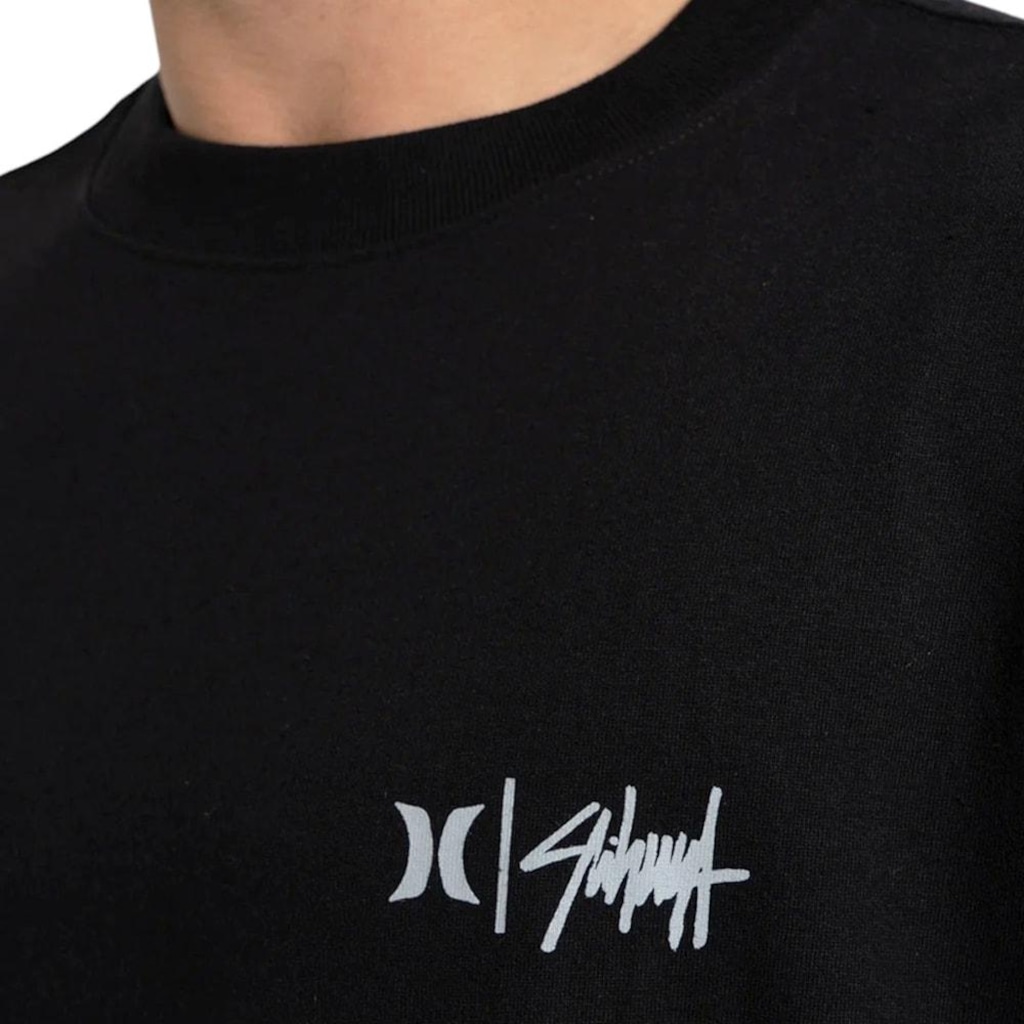 Imagem 3 do produto Camiseta Max Fit Hurley x Shibuya Signature Stripe - Masculina