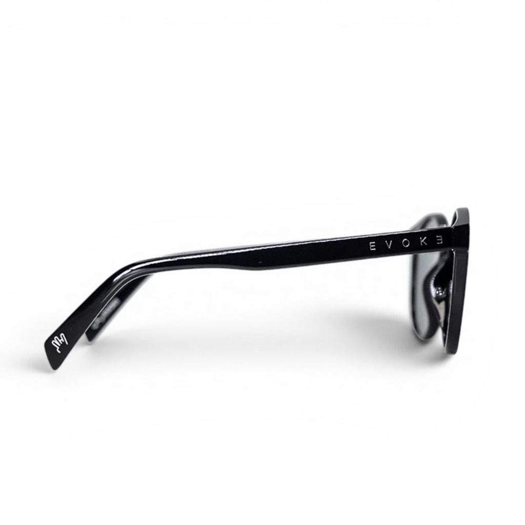 Imagem 3 do produto Óculos de Sol Unissex Evoke EVK 20 EOH11 Black Shine Gray Gradient