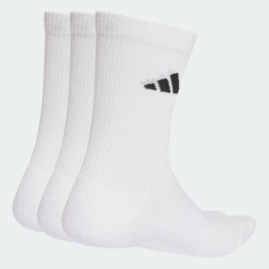 Imagem 2 do produto Kit 3 Pares Meia adidas Cano Alto Essentials Cush Crew Unissex