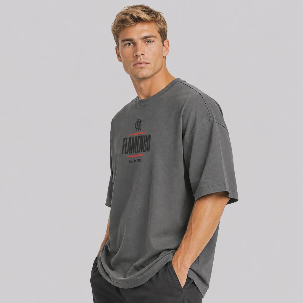 Imagem 2 do produto Camisa do Flamengo Rolar Oversized - Masculina