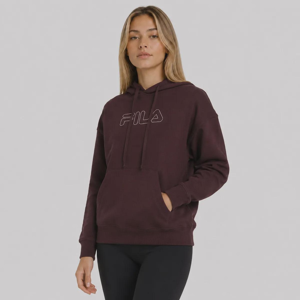 Imagem 2 do produto Blusão de Moletom com Capuz Fila Outline Winter B Feminino