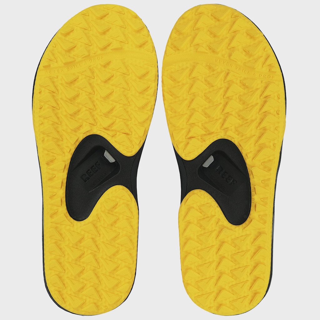 Imagem 5 do produto Chinelo Reef Fanning Pregame Black Yellow - Masculino