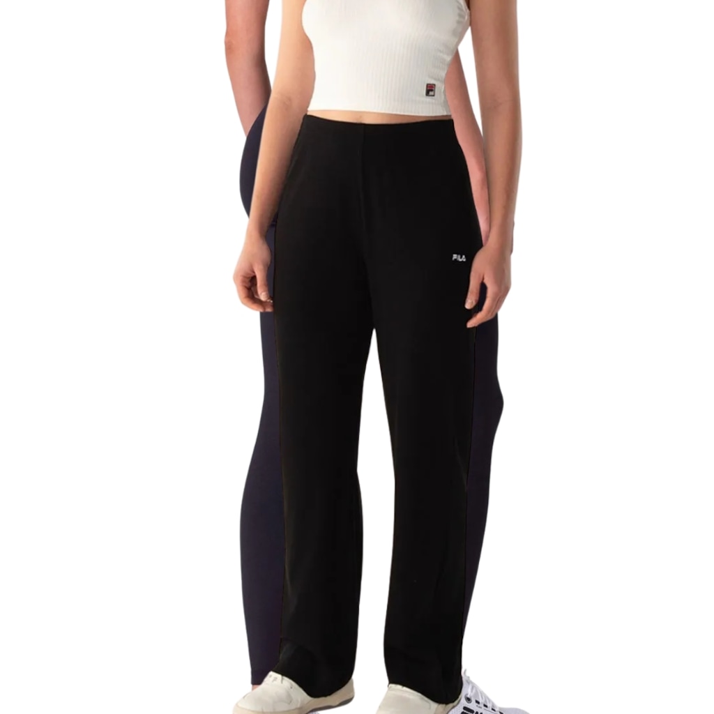 Imagem 4 do produto Calça Fila Reta Rib - Feminina
