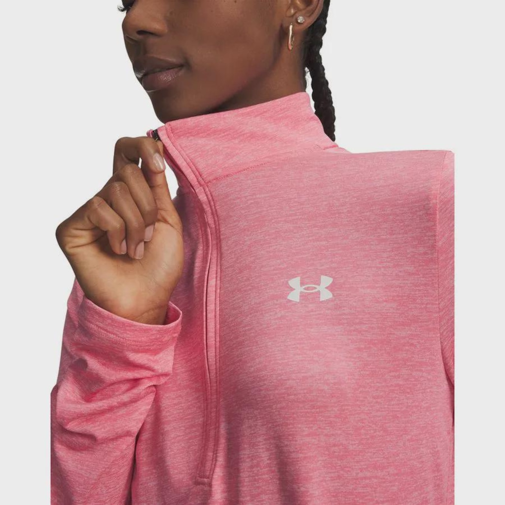 Imagem 3 do produto Blusão de Moletom de Treino Under Armour Tech 1/2 Zip - Feminina