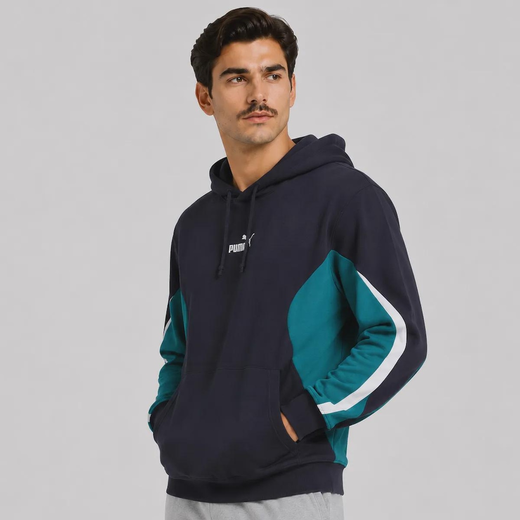 Imagem 2 do produto Blusão de Moletom Puma Ess Block Hoodie Masculino