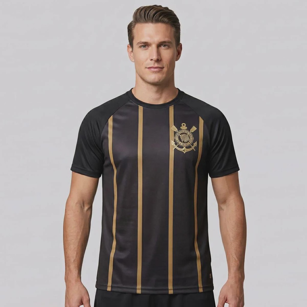 Imagem 2 do produto Camisa do Corinthians Logo 10 Memphis Masculina