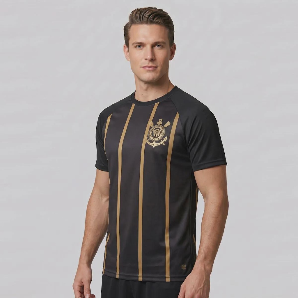 Imagem 3 do produto Camisa do Corinthians Logo 10 Memphis Masculina