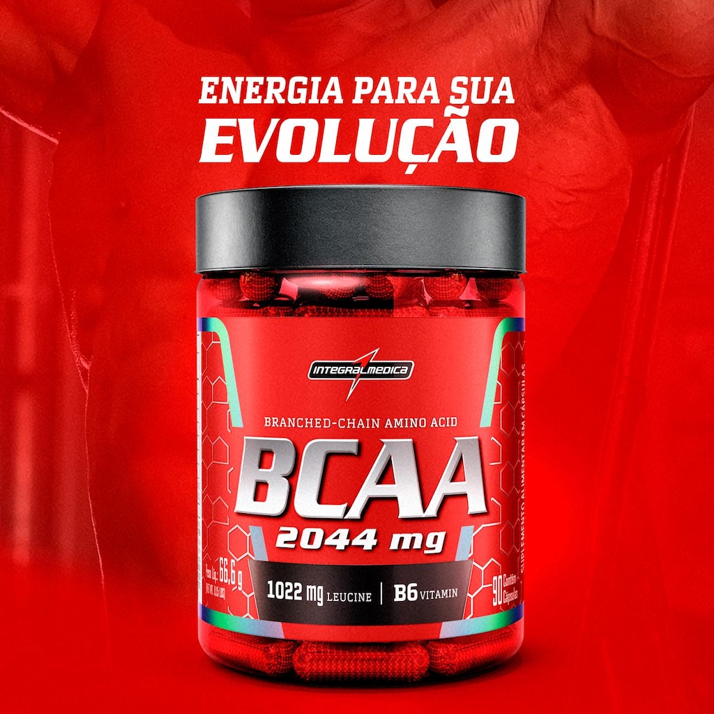 Imagem 3 do produto Vitamina Integralmedica Amino 2044 90g