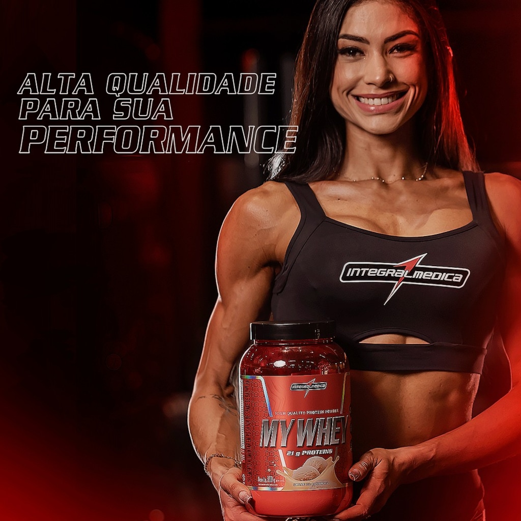 Imagem 4 do produto Whey Protein Integralmedica My Whey 900g Pote