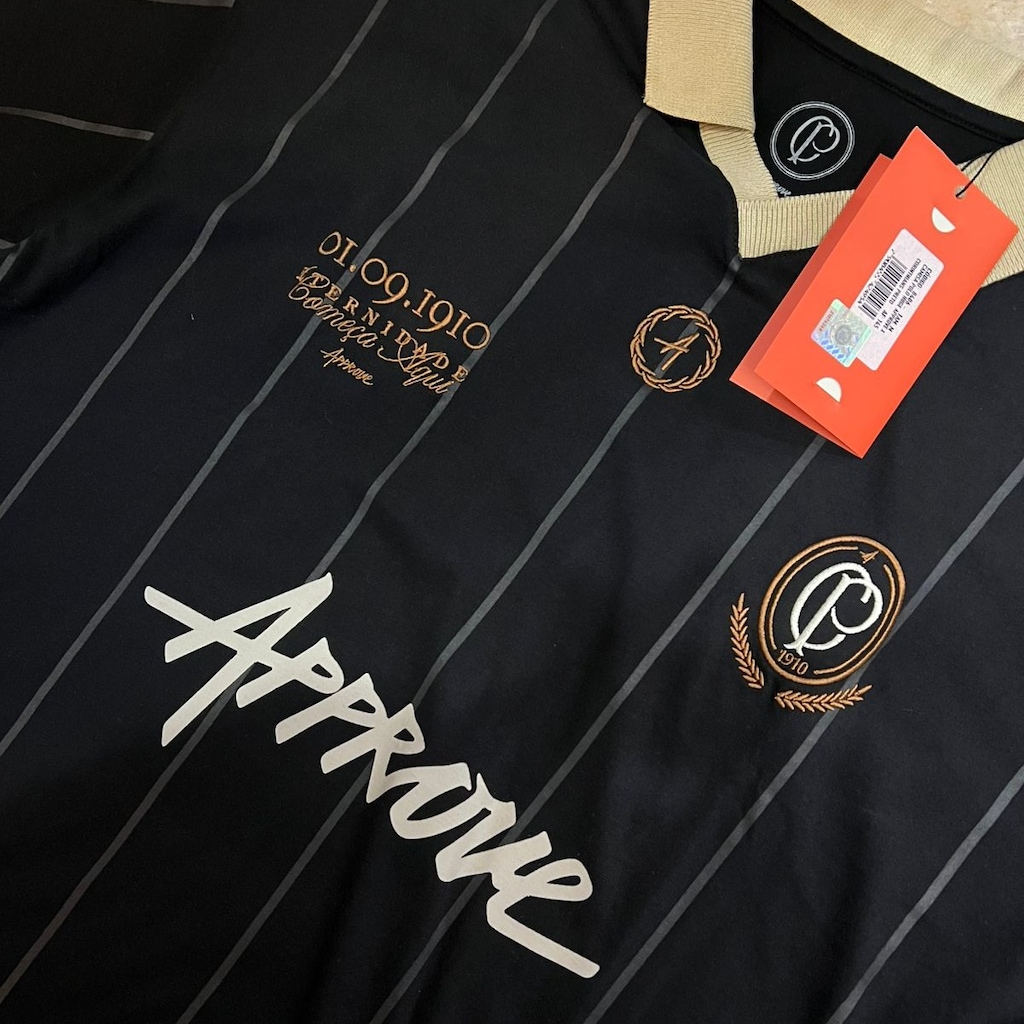 Imagem 3 do produto Camisa Polo do Corinthians Approve Huge Centenário Oversized - Masculina