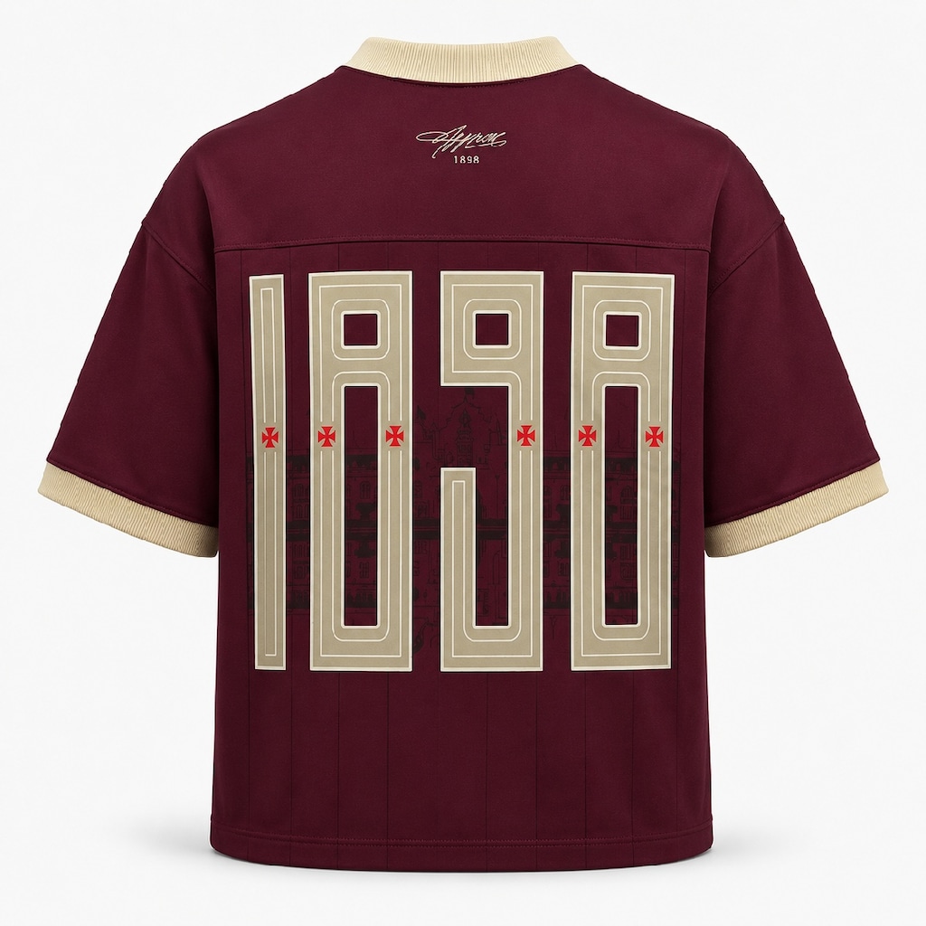 Imagem 4 do produto Camisa do Vasco Da Gama Approve Polo Huge 1898 - Masculina