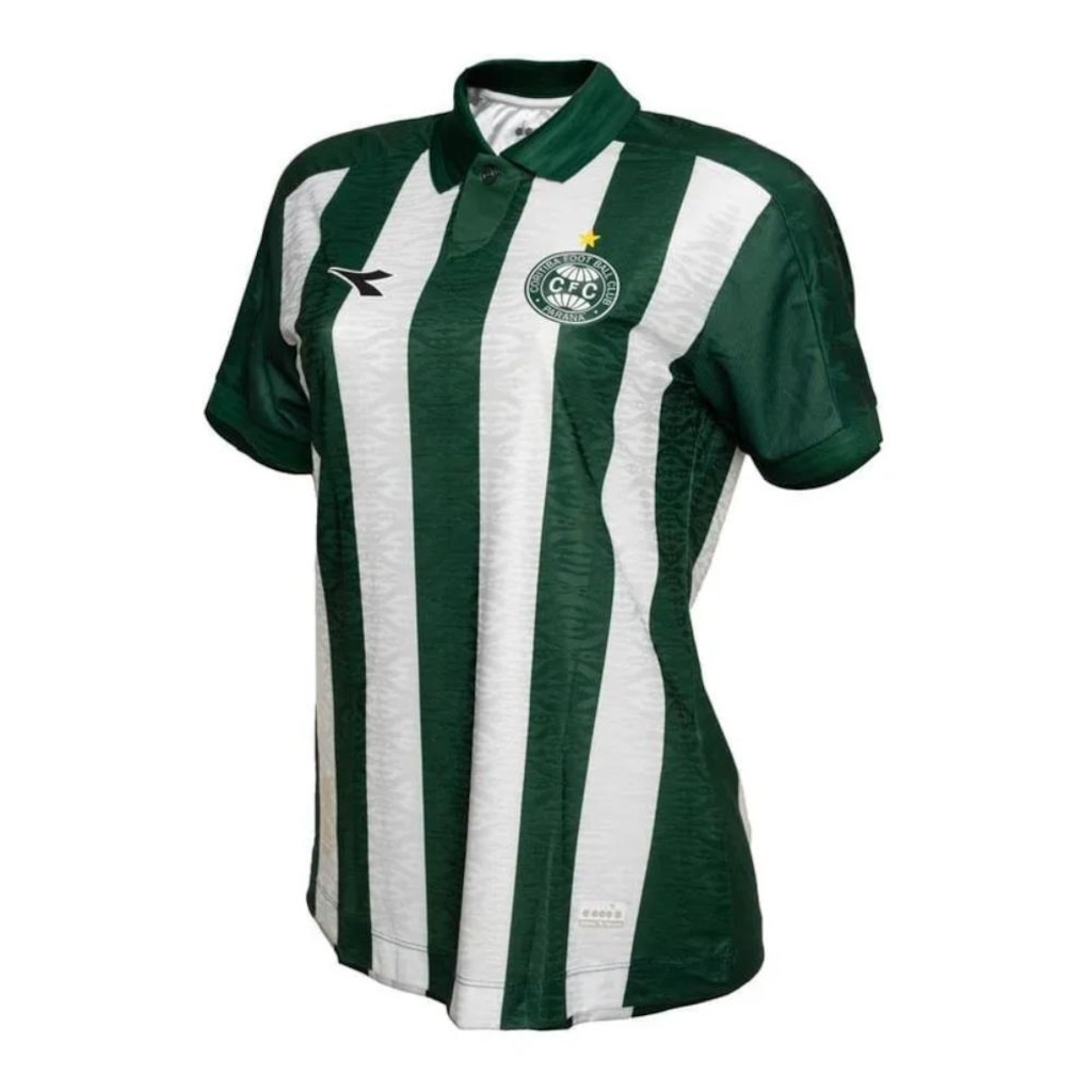 Imagem 2 do produto Camisa Coritiba Oficial Jogo 2 Diadora Feminino