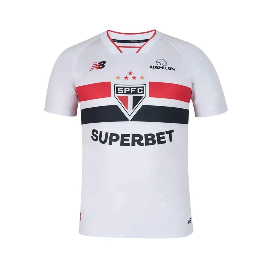 Imagem 4 do produto Camiseta do São Paulo I 26 New Balance Masculina