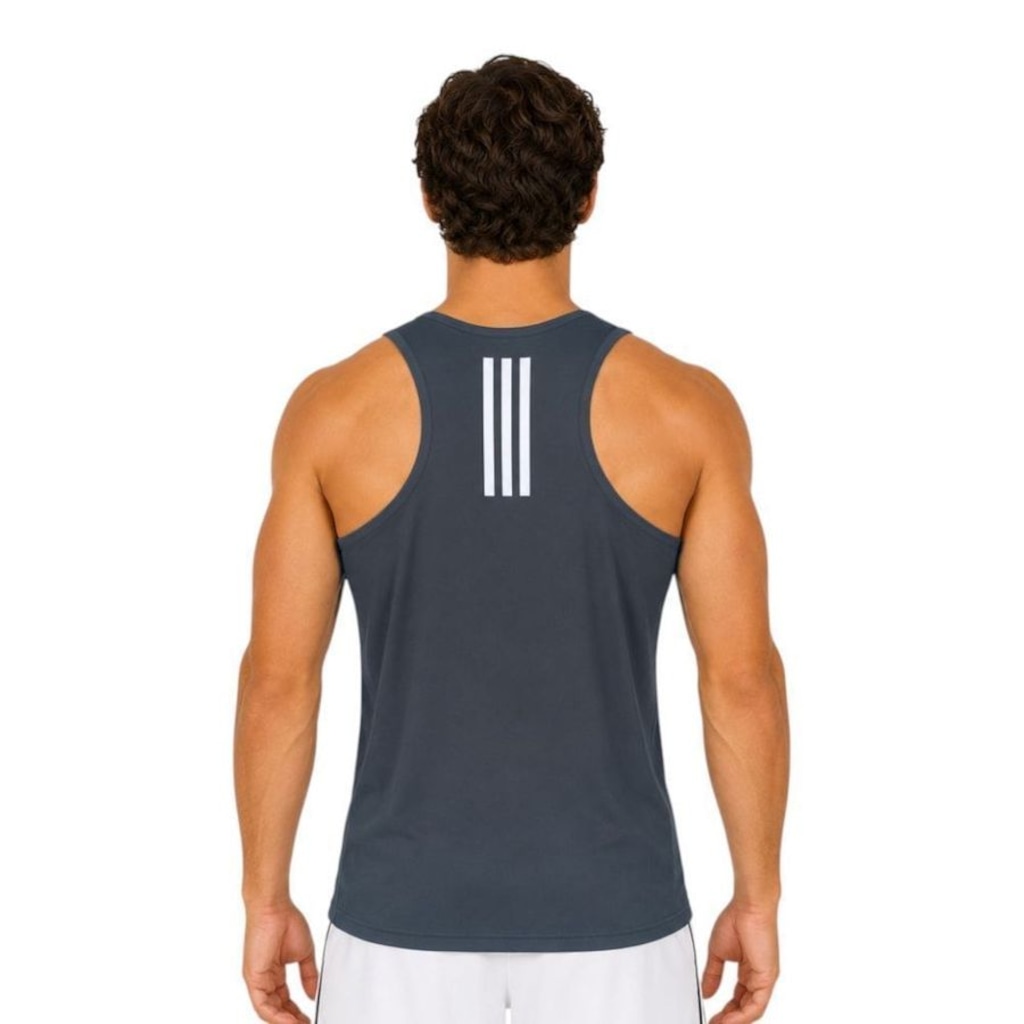 Imagem 2 do produto Camiseta Regata Básica 3 Listras adidas Masculina