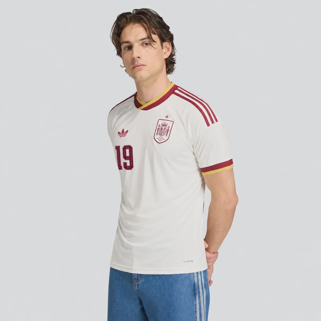 Imagem 4 do produto Camisa Espanha II 26/27 19 Lamine Yamal adidas Masculina