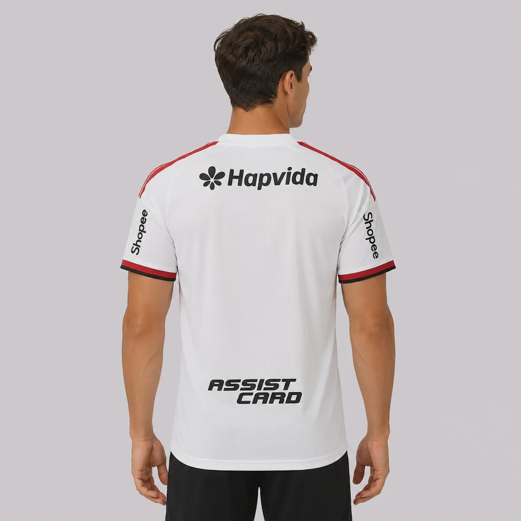 Imagem 4 do produto Camisa do Flamengo II 26/27 Patch Campeão Brasileiro 25/26 adidas Masculina