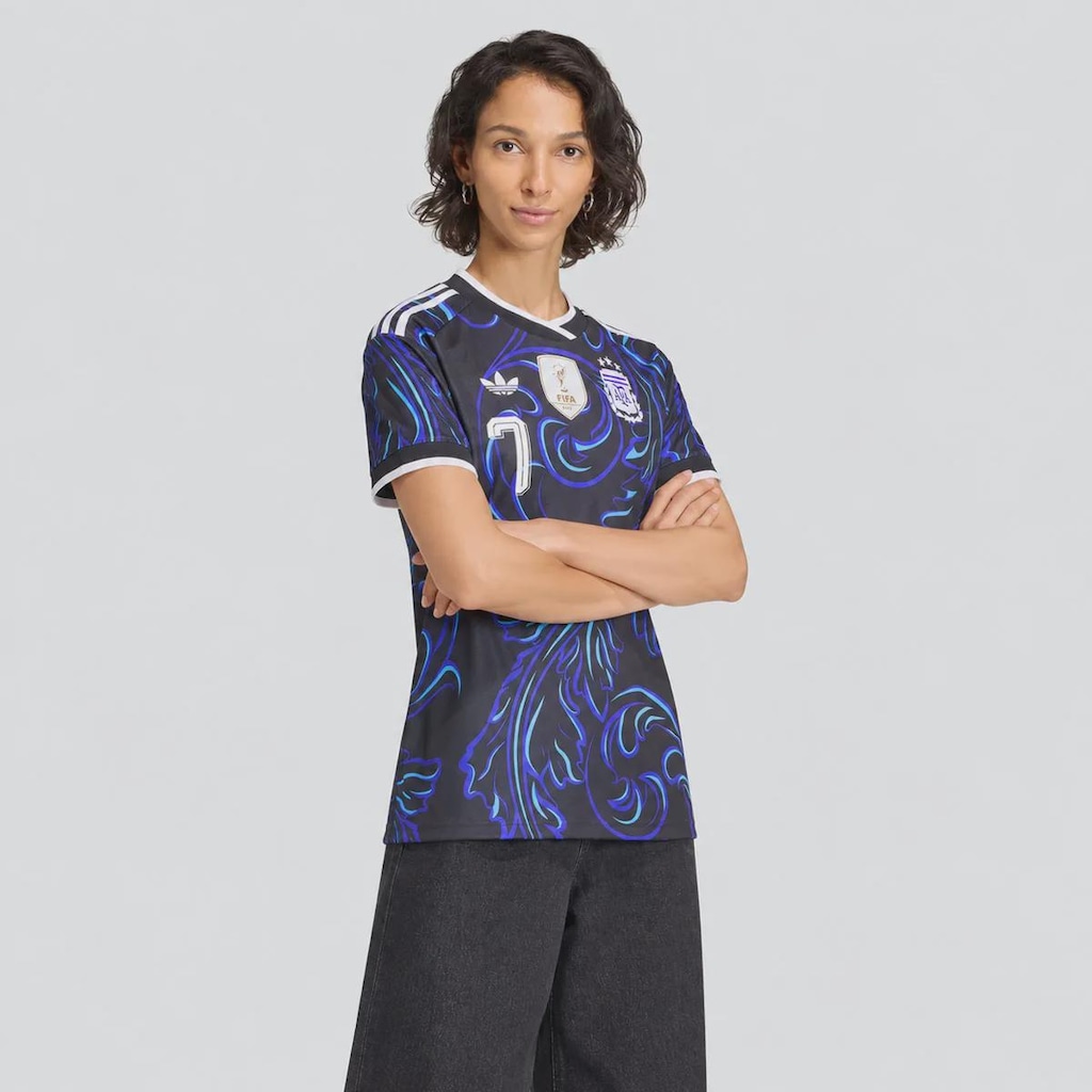 Imagem 3 do produto Camisa Argentina II 26/27 7 De Paul adidas Feminina